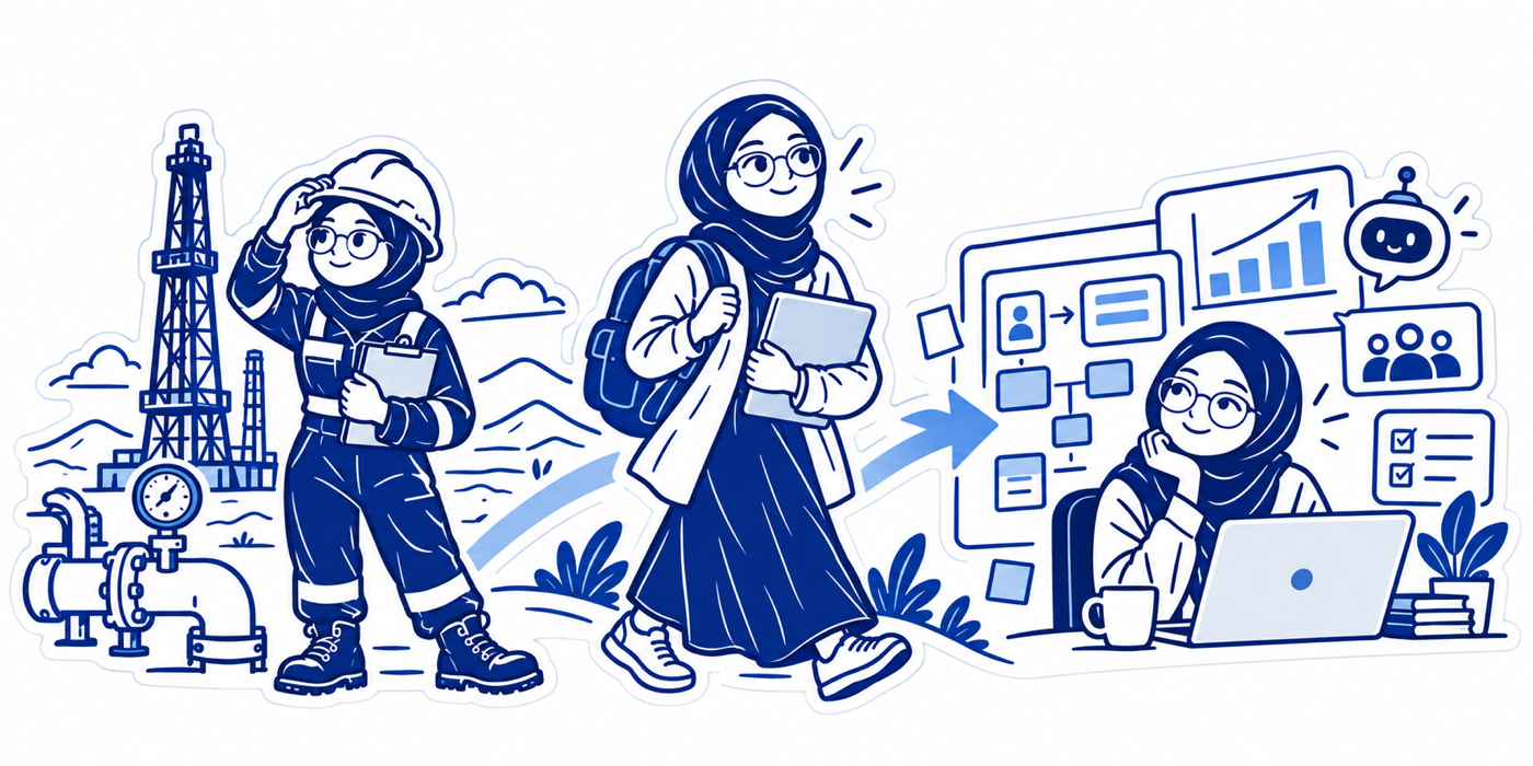Career Progression: From Offshore Wireline Rig Engineer to AI Product Manager